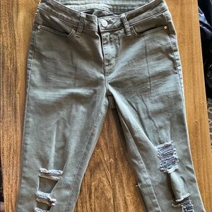 Women’s olive Skinny Jeans